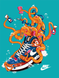 RUBENS CANTUNI "Nike Octopus"
